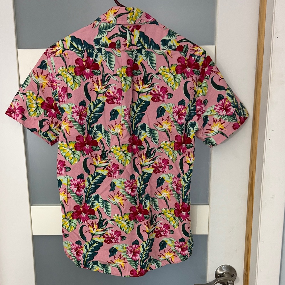 Ralph Lauren Pink Floral Casual Shirt - Picture 4 of 5